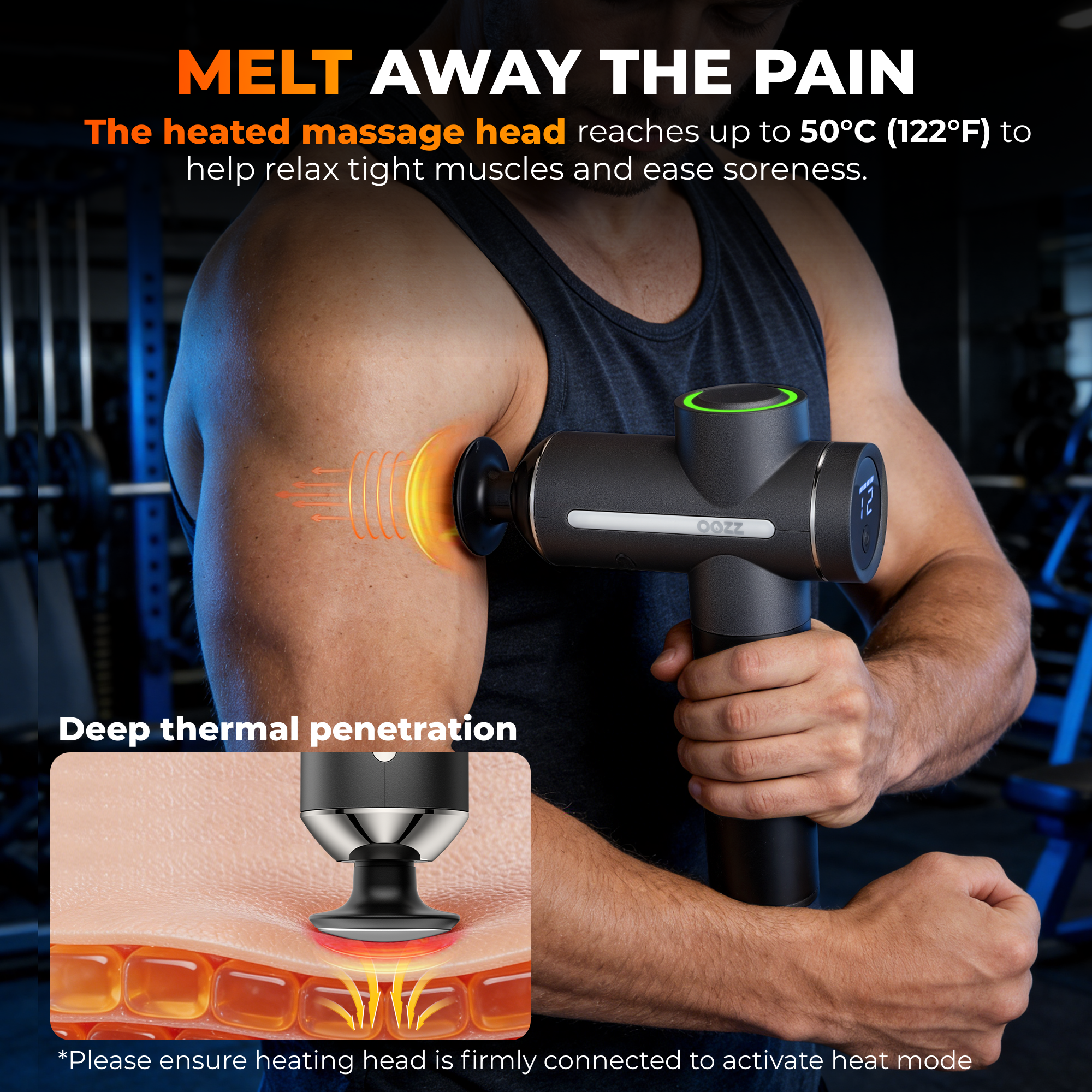 Portable Heated Massage Gun