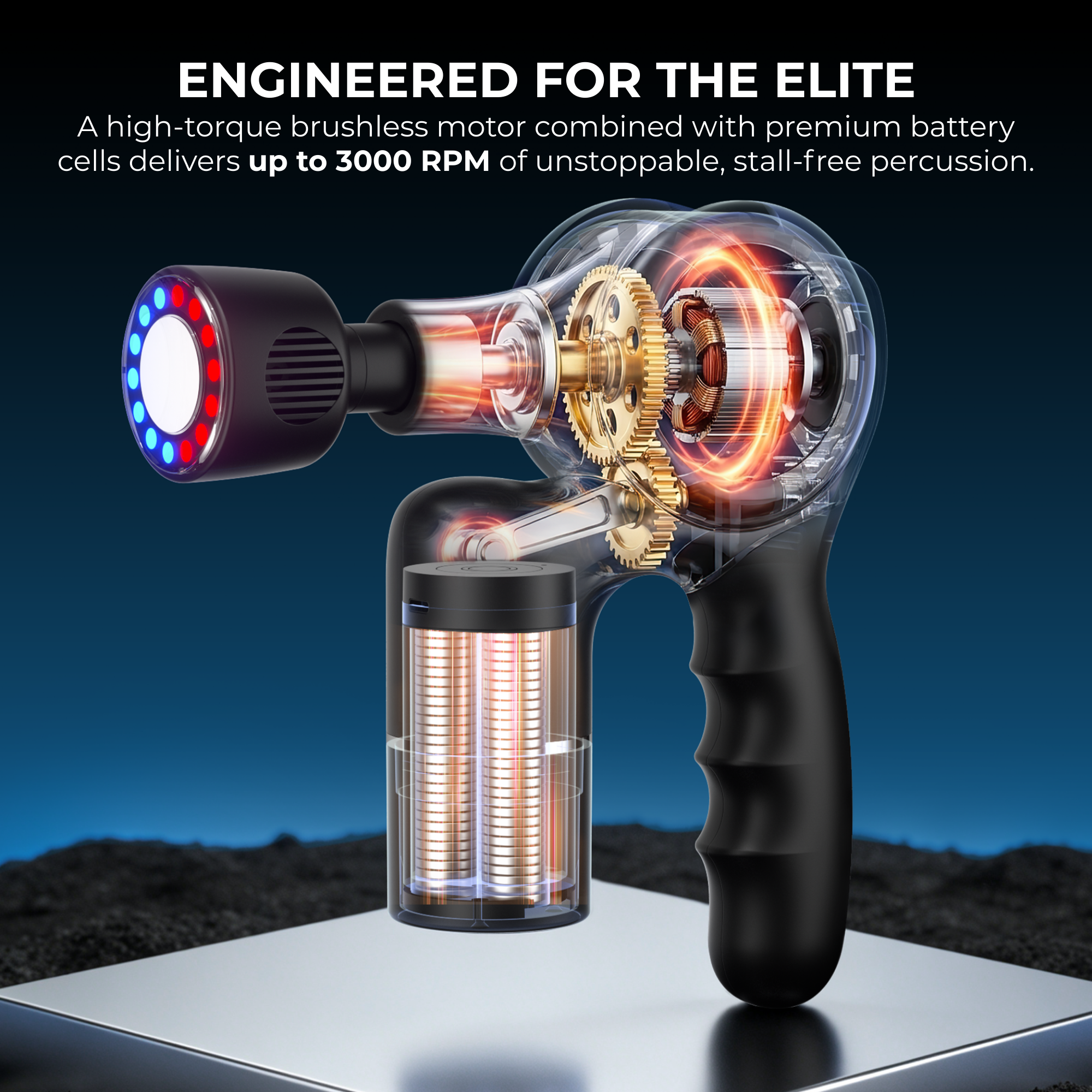 Heat & Cold Therapy Massage Gun