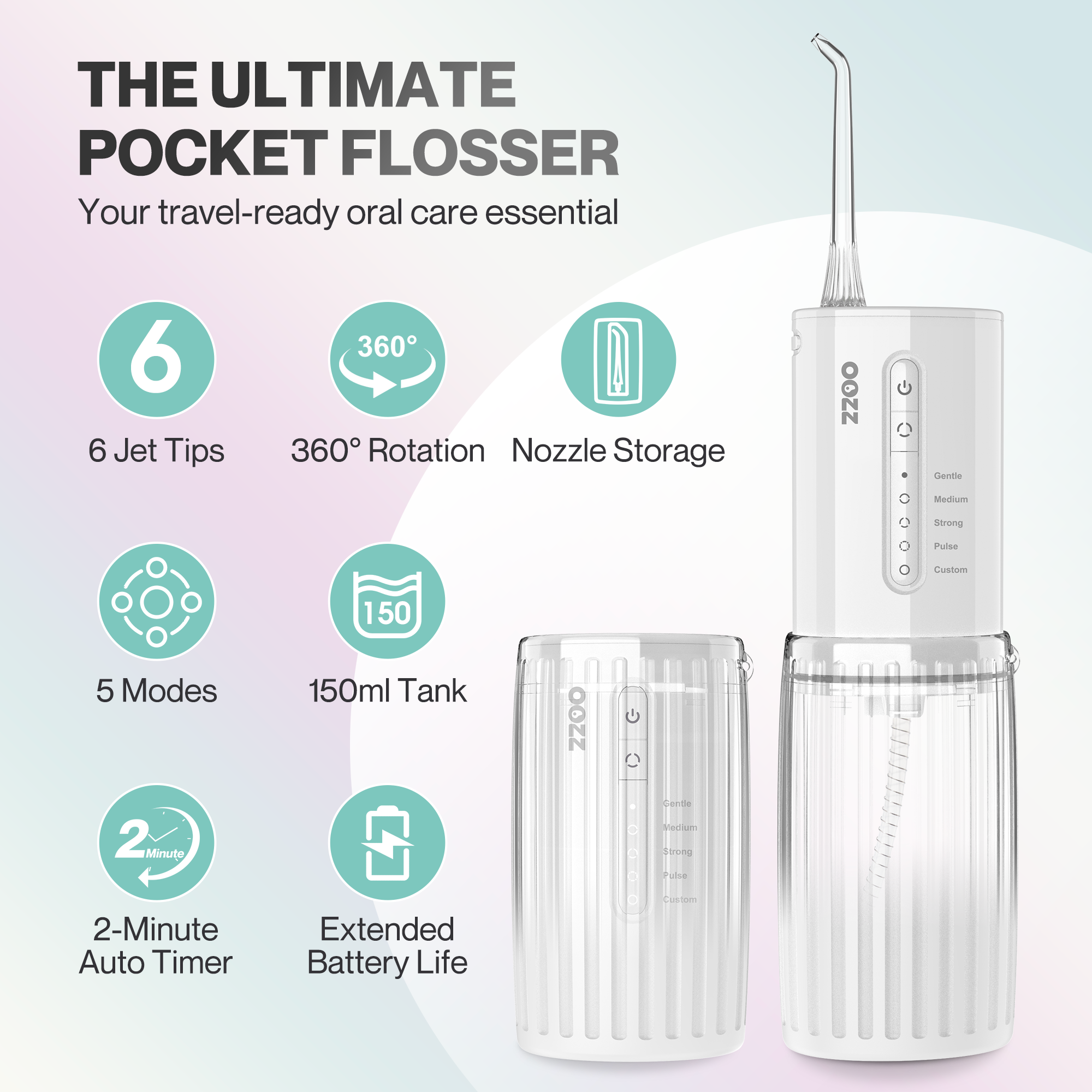 EasyClean Travel Water Flosser