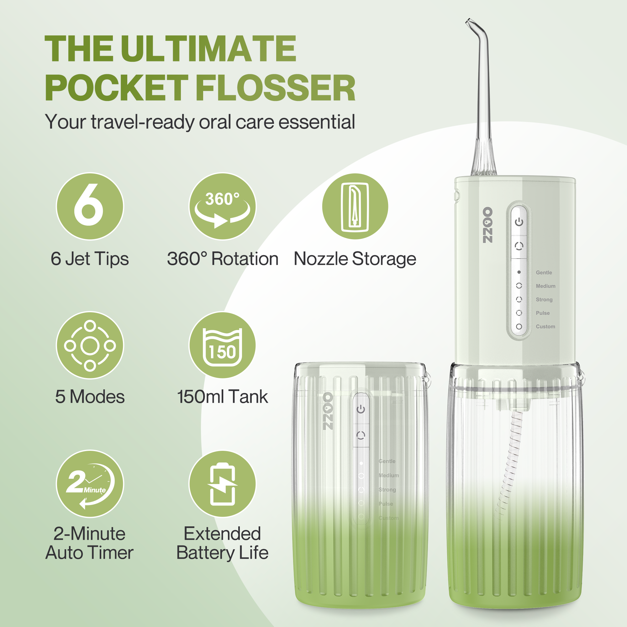 EasyClean Travel Water Flosser