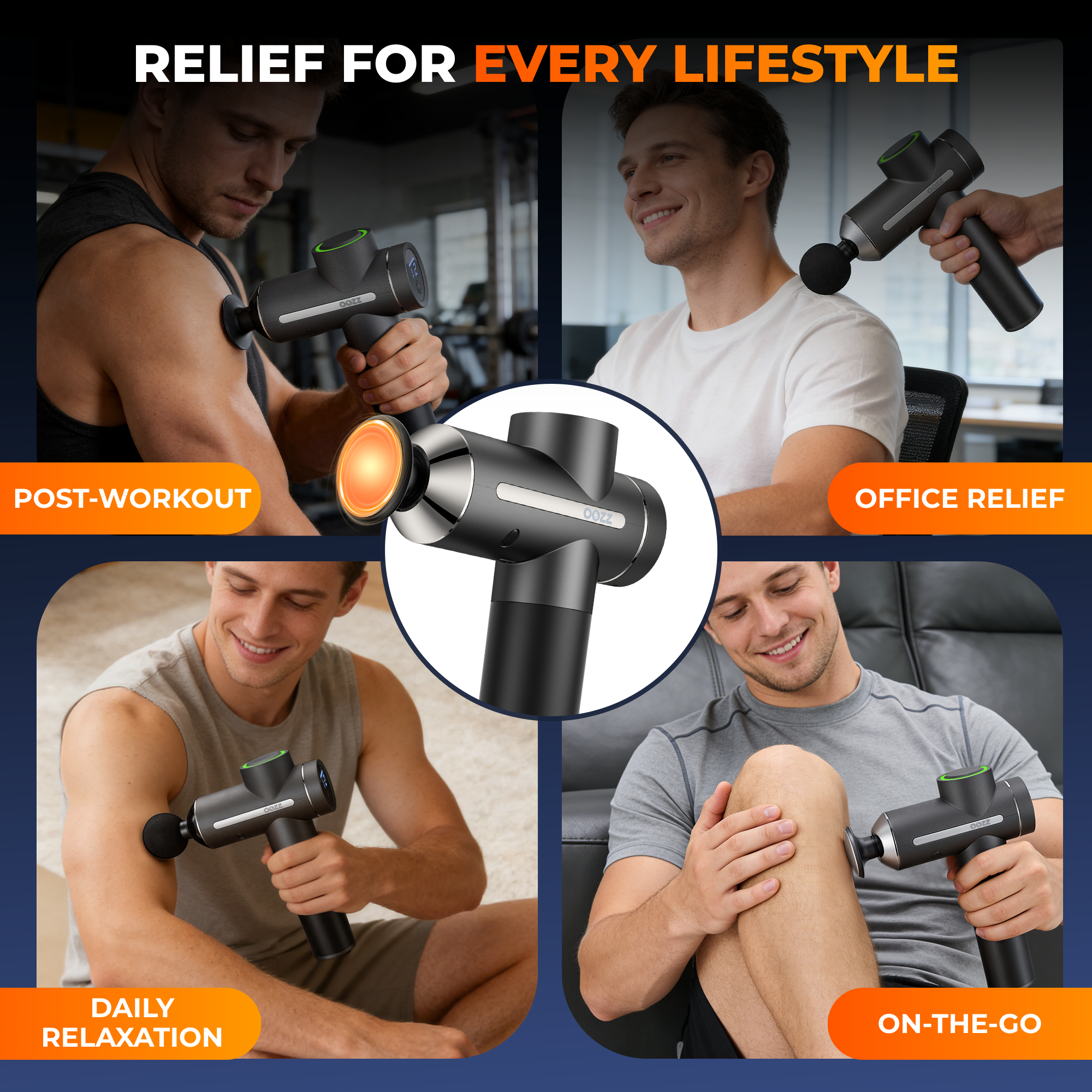 Portable Heated Massage Gun