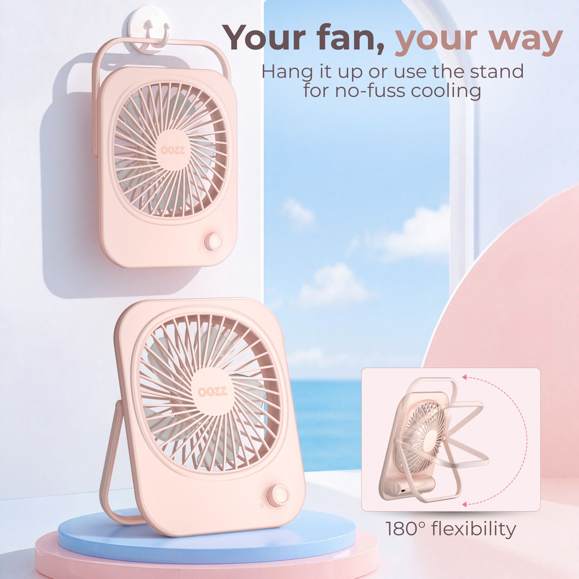 Ultrathin Portable Desktop Fan