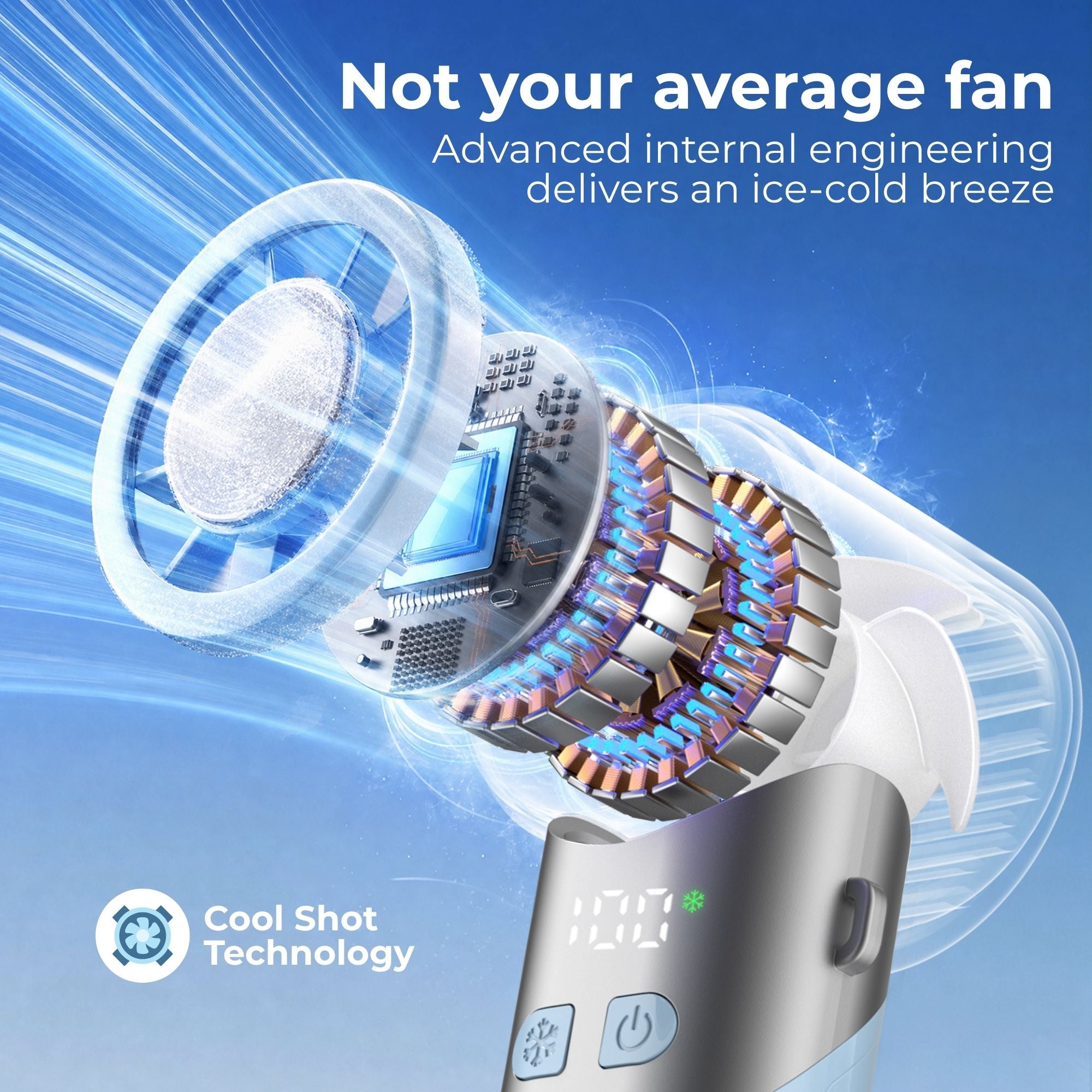 High-Speed Compact Cooling Plate Fan