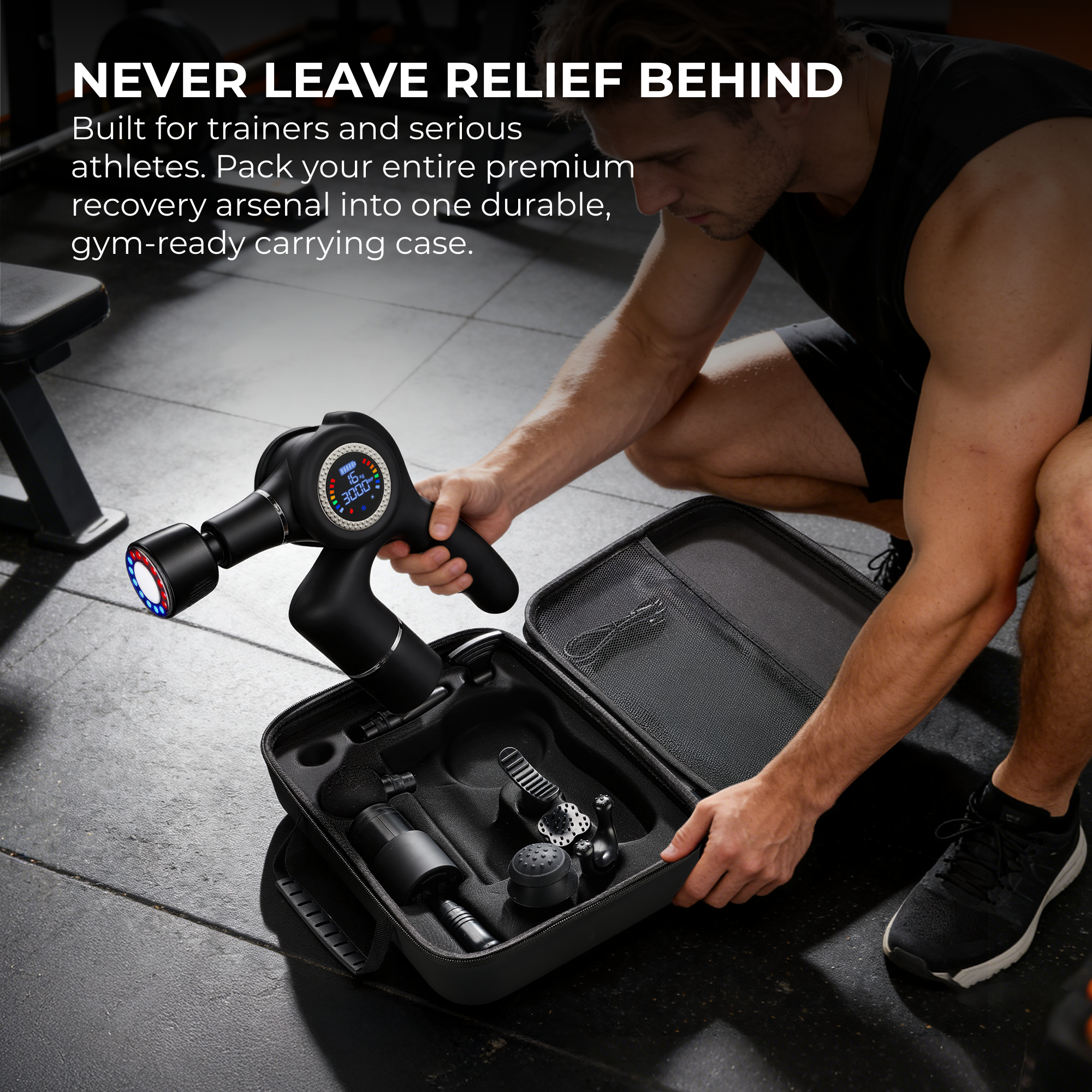 Heat & Cold Therapy Massage Gun