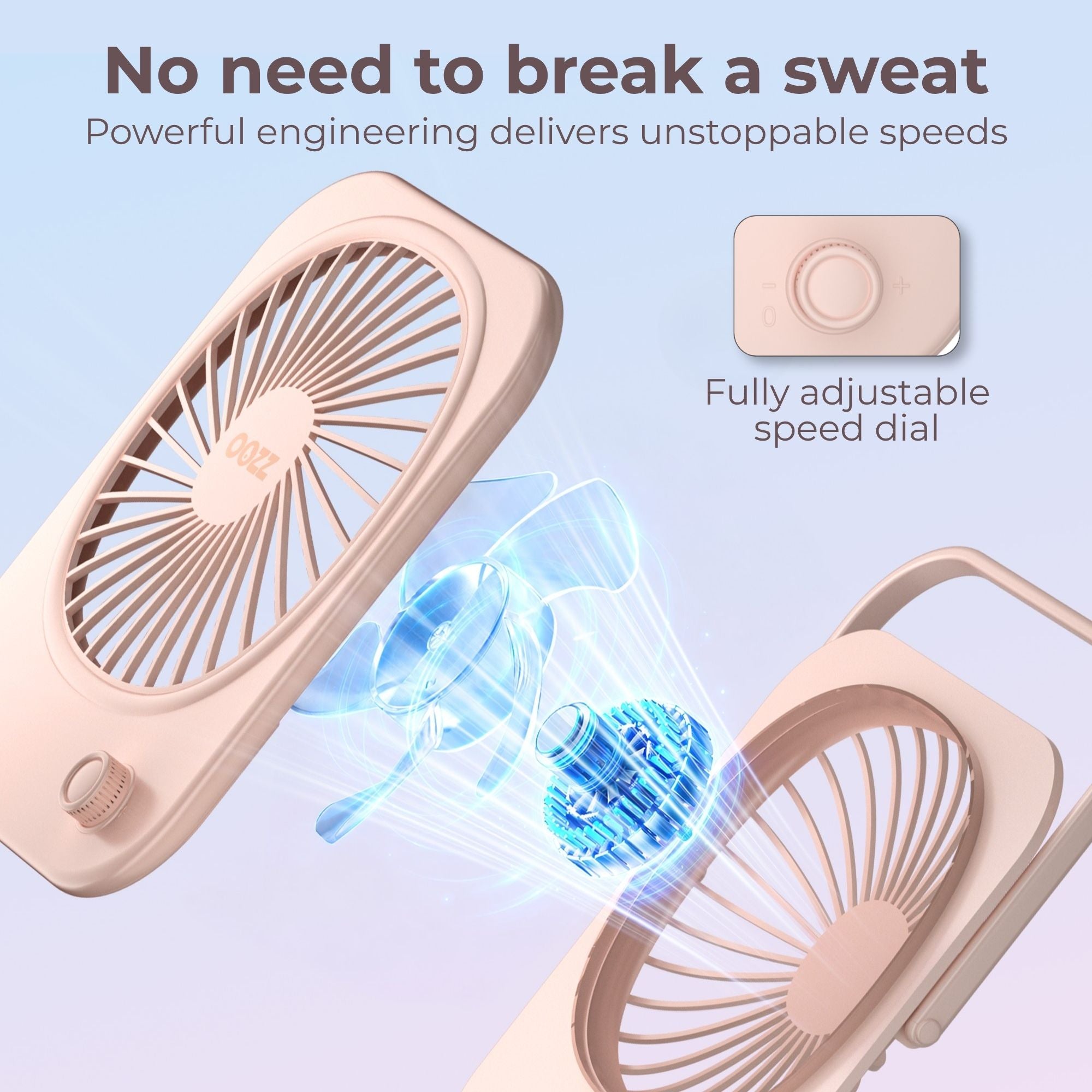 Ultrathin Portable Desktop Fan