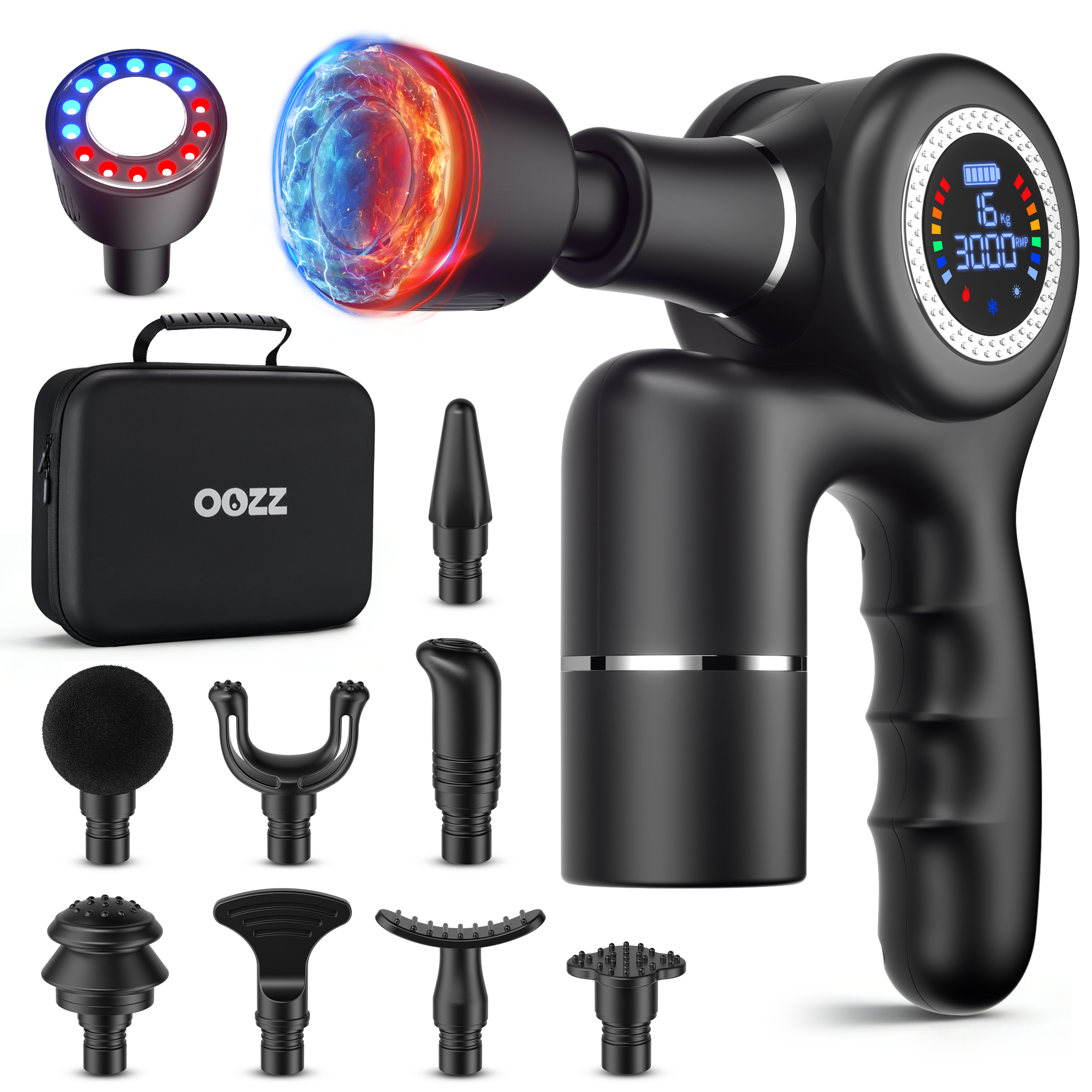 Heat & Cold Therapy Massage Gun