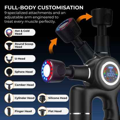 Heat & Cold Therapy Massage Gun
