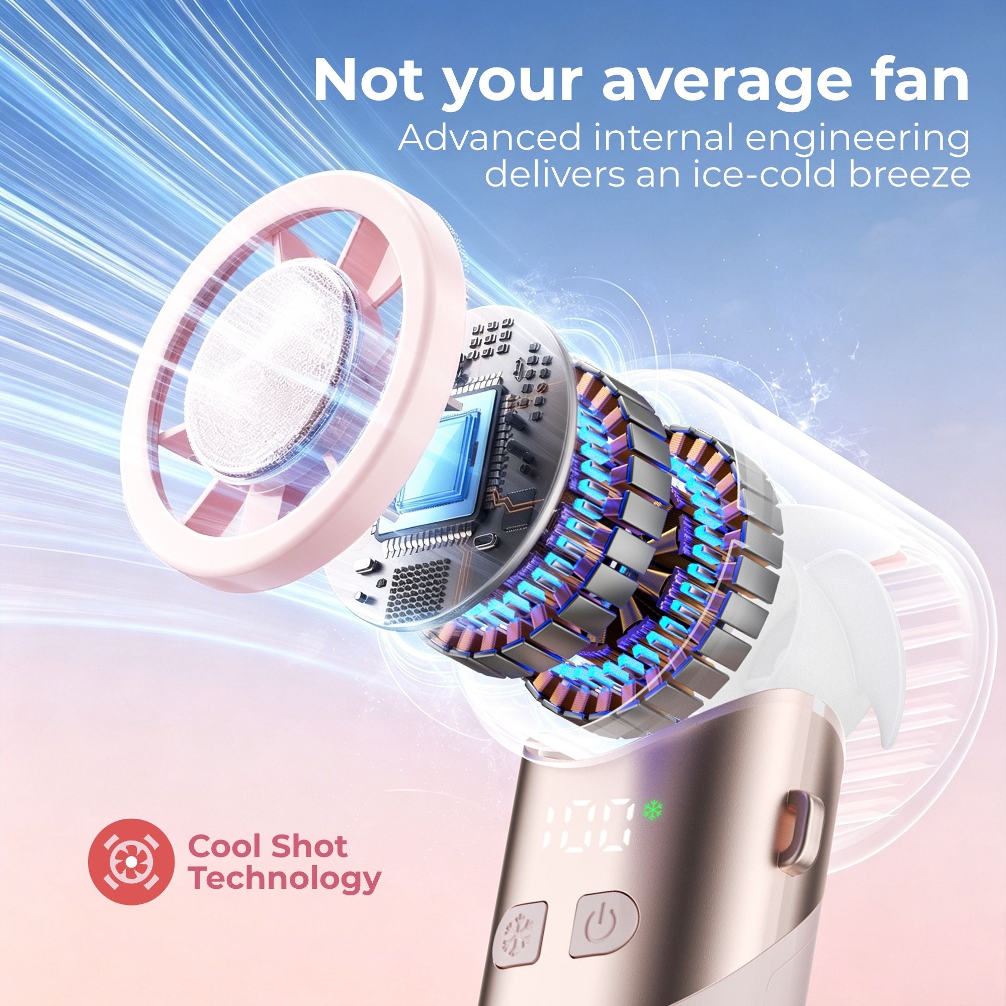 High-Speed Compact Cooling Plate Fan