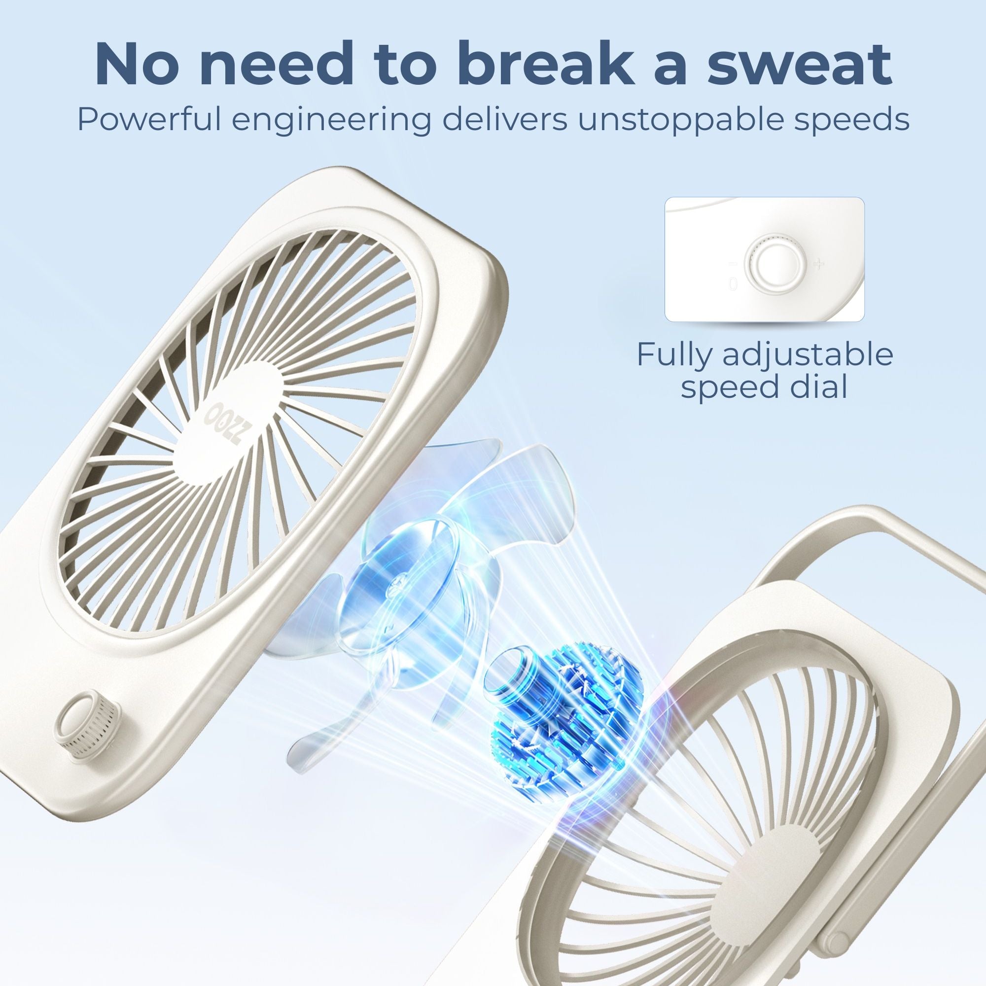 Ultrathin Portable Desktop Fan