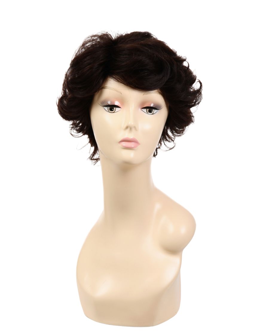 DEC Venus - 100% Wavy Curly Human Hair Full Short Wig
