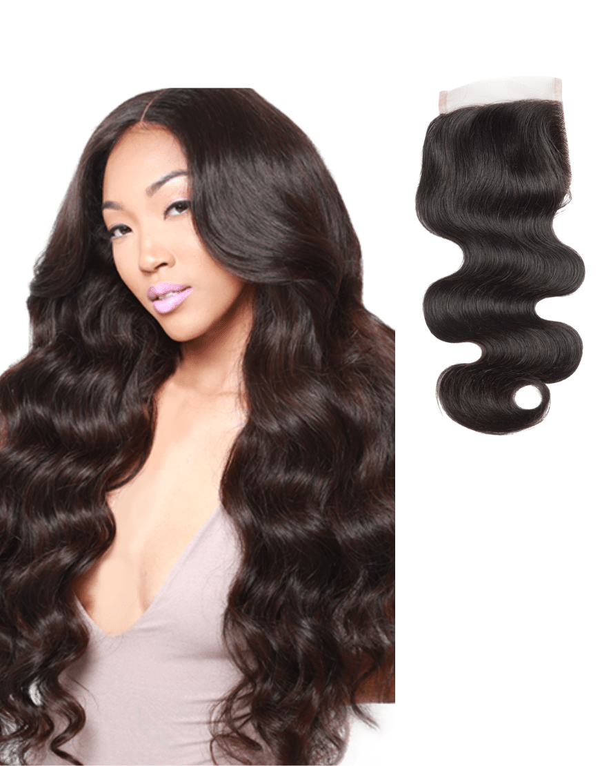 Ruby 4"x 4" Free Parting Silk Base Lace Closure Body Wave