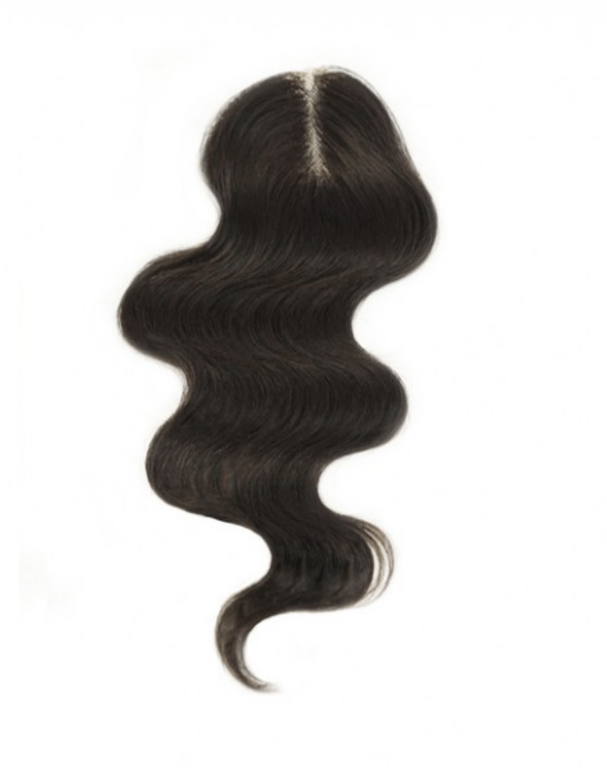 Closure ONE 2.2" x 3.8" Natural Wave Middle Parting Human Hair Lace Closure 12" by Muse and Rose