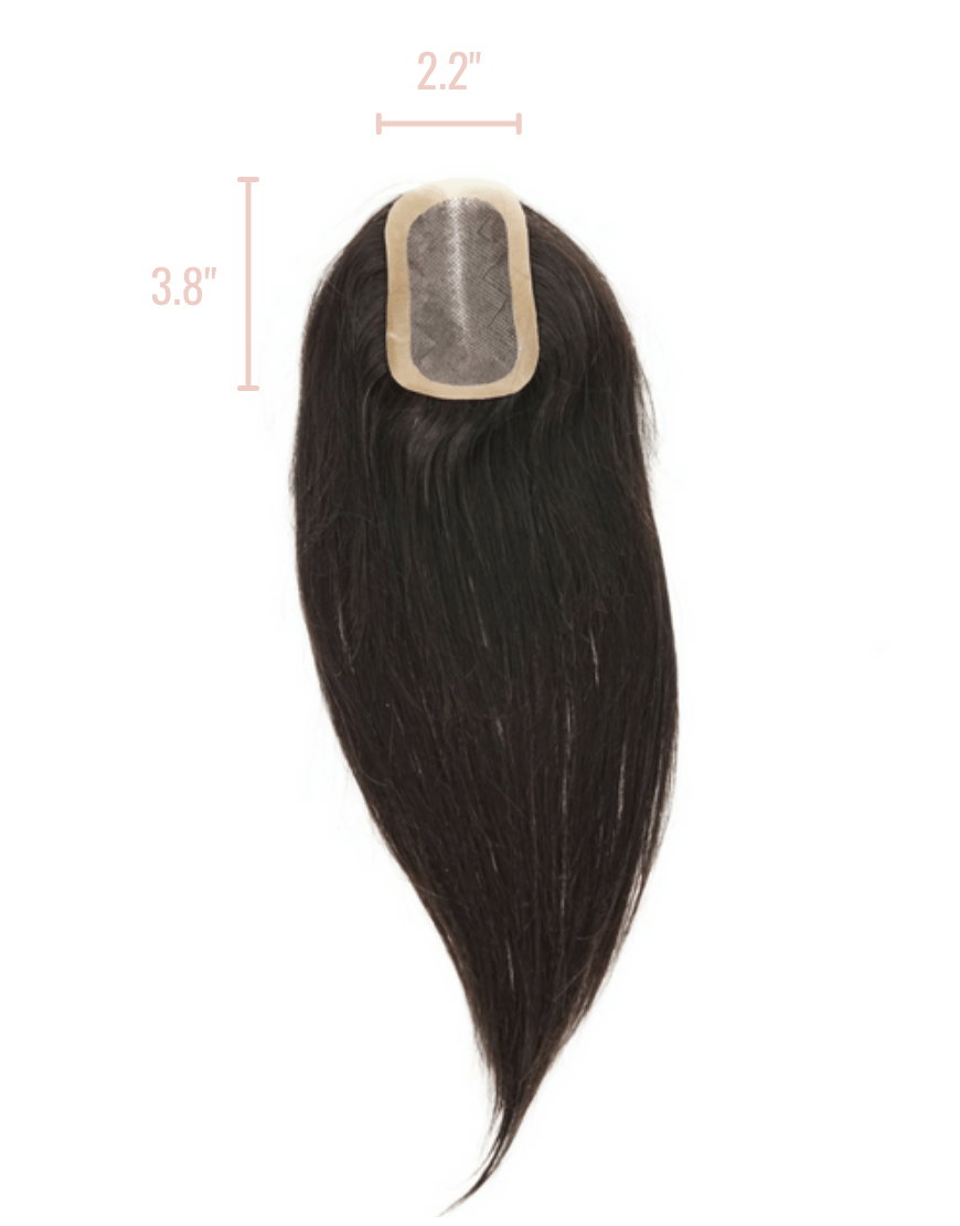 Closure ONE 2.2" x 3.8" Straight Middle Parting Lace Human Hair Closure 12" by Muse and Rose