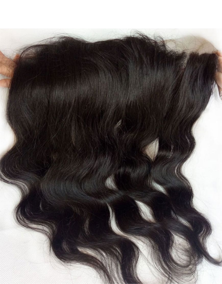 Sapphire 3.5"x12.5" Ear To Ear Silk Base Lace Free Parting Closure Natural Wave